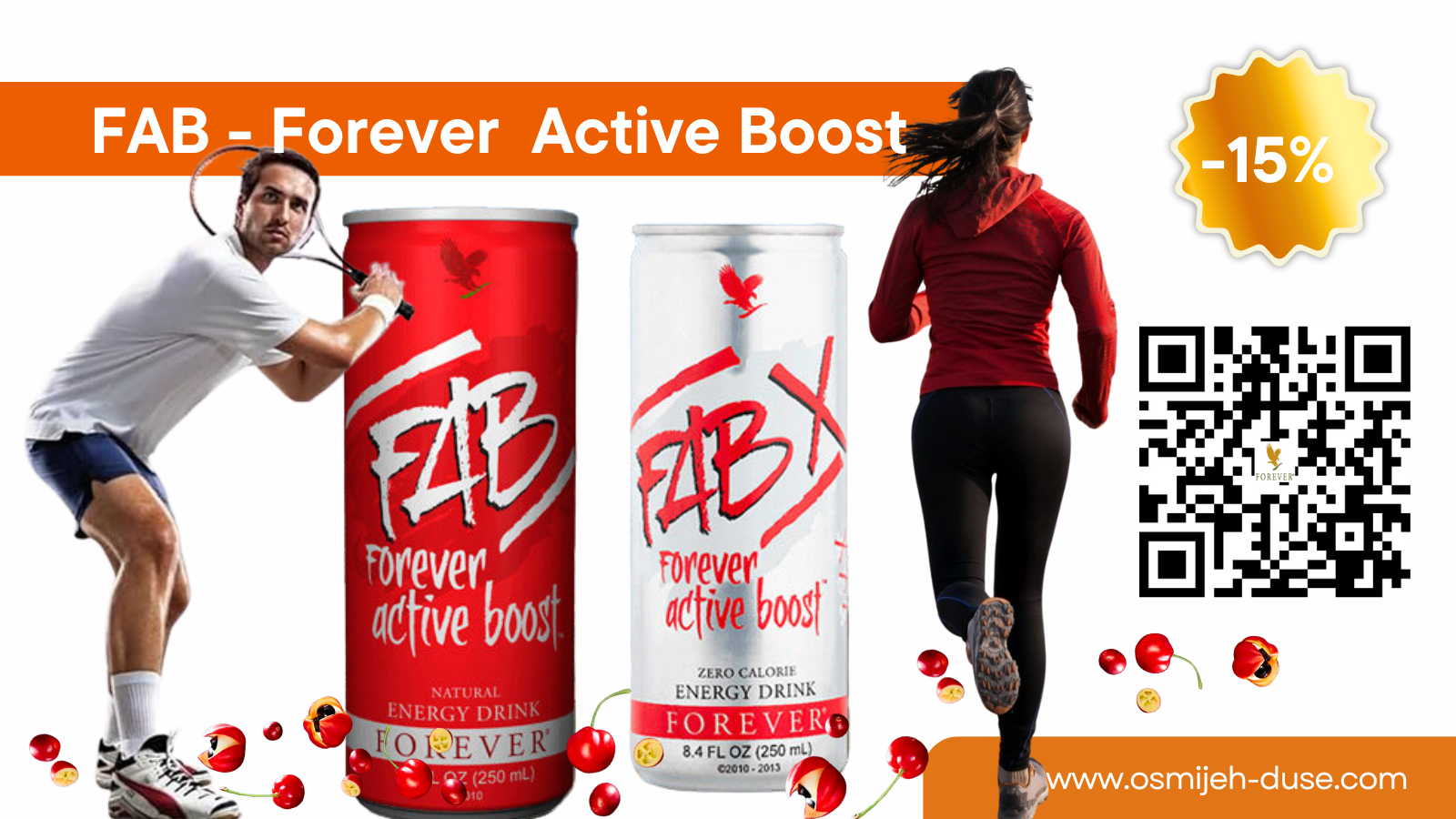 Energetsko piće FAB Forever Active Boost