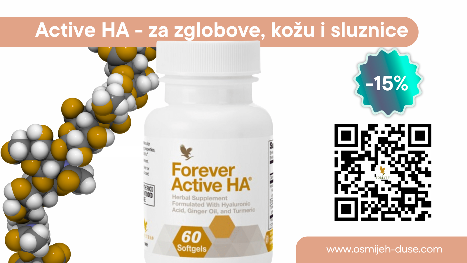 Forever Active HA – ključ za pokret, mladolikost i prirodnu hidrataciju tijela