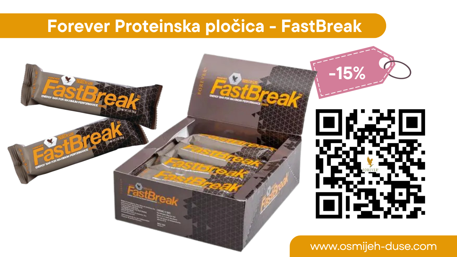 Forever Fast Break Bar - zaustavi svoju ovisnost o slatkom