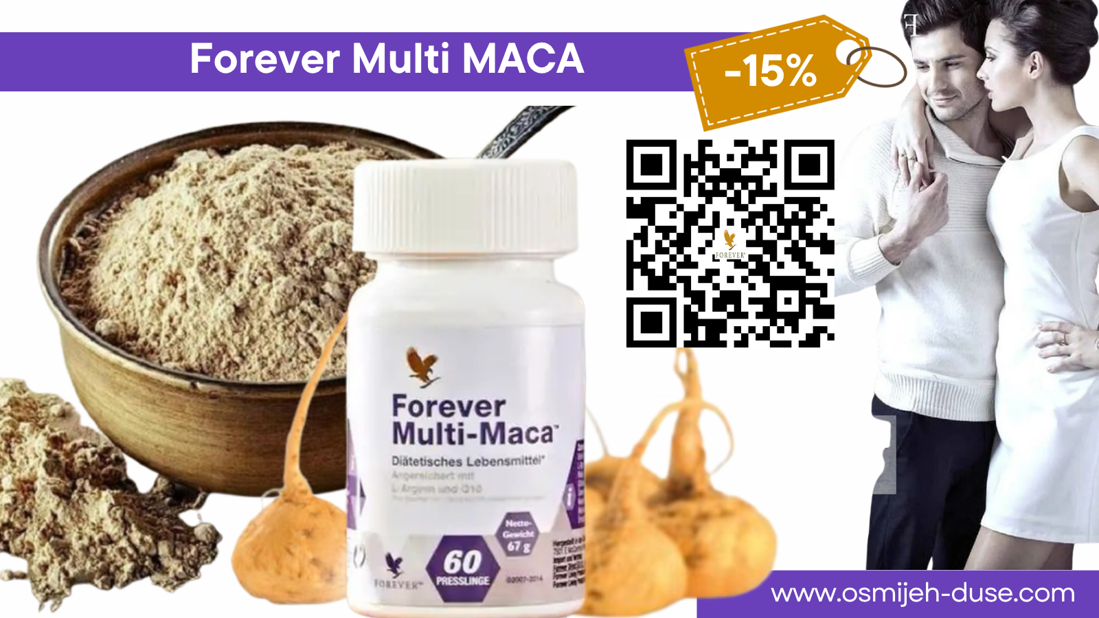 Forever Multi-Maca - balans za hormone