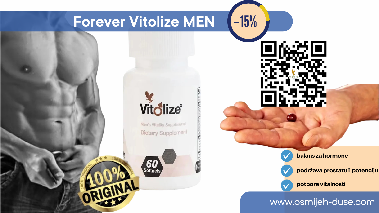 Forever Vitolize Man - za vitalnost muškarca