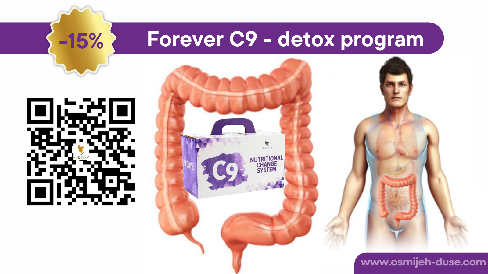 C9 Forever - čišćenje organizma - skidanje kilograma