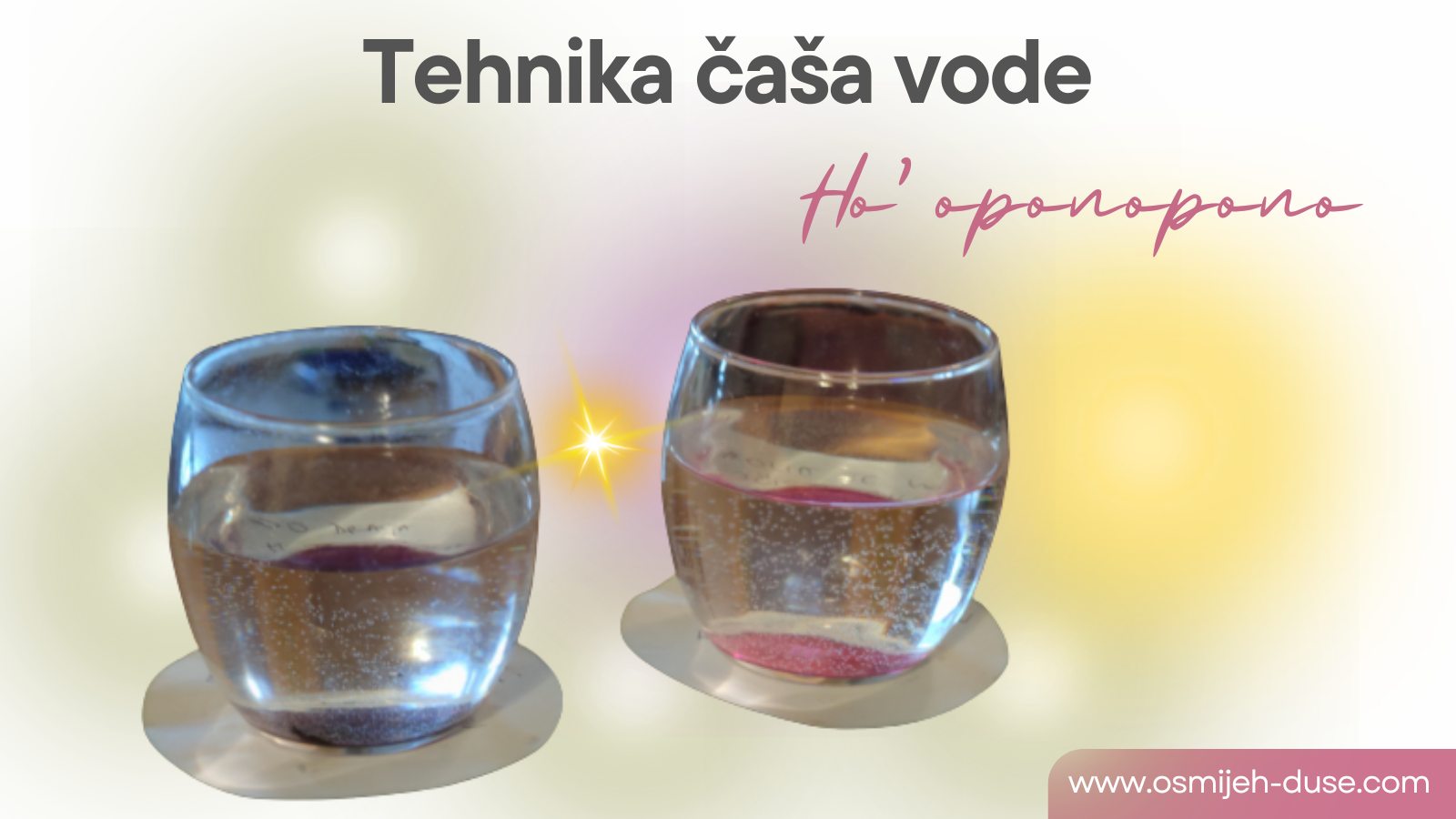 Tehnika čaša vode - Ho'oponopono