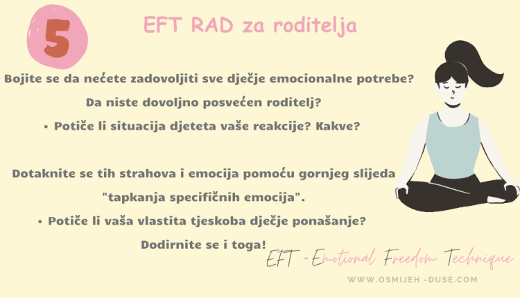 EFT emocije i dječje samopouzdanje.