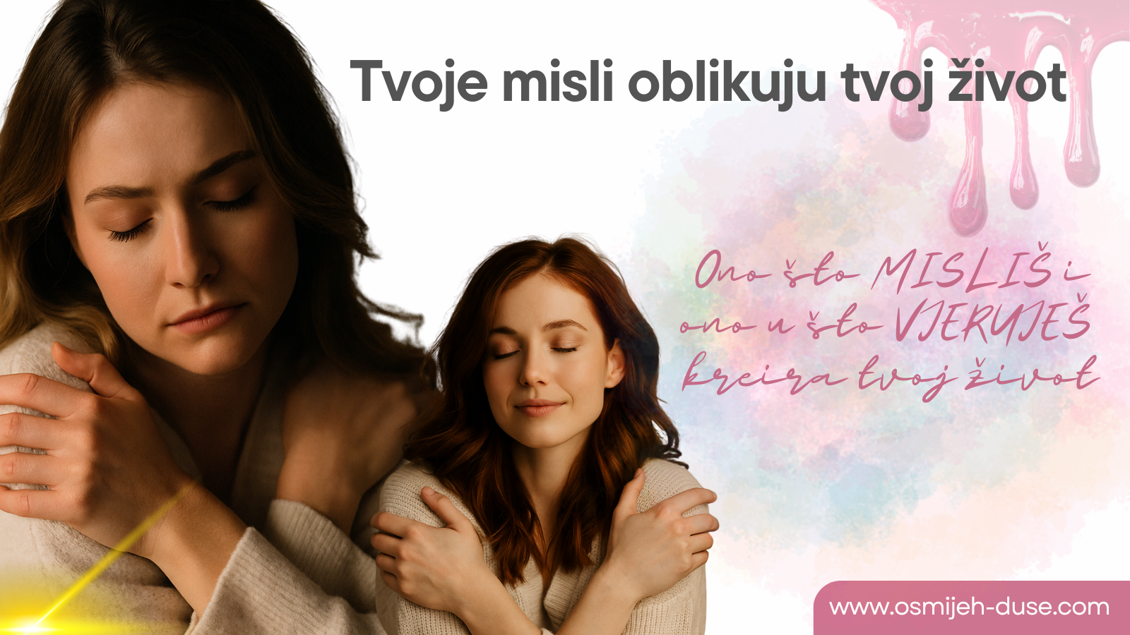 Tvoje misli oblikuju tvoj život